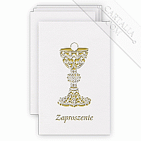 Zaproszenia na Komunię, pakiet 10 szt.