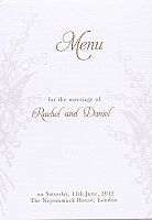 Menu/Order of Service