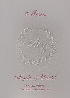 Menu/Order of Service