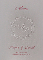 Menu/Order of Service