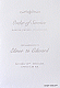Menu/Order of Service