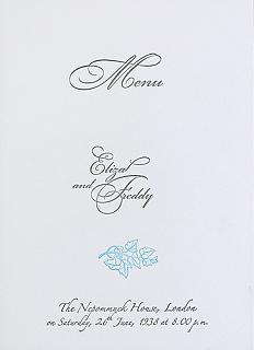 Menu Harvard