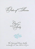 Order of service