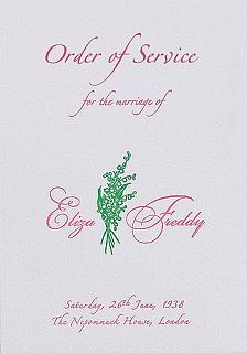 Order of service