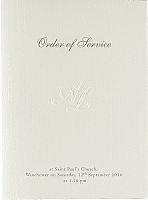 Order of service Windsor