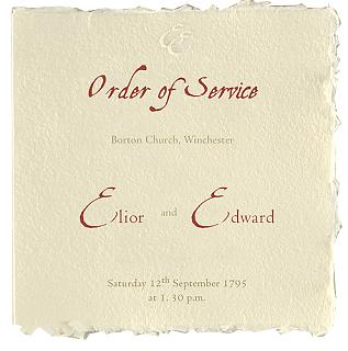Order of service