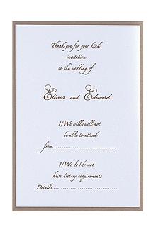 Reply cards or Save the Date cards