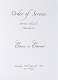 Order of service
