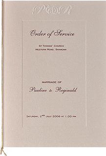 Order of service
