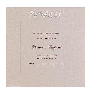 Reply cards or Save the Date cards
