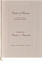 Order of service