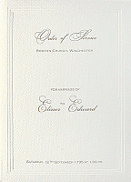 Order of service