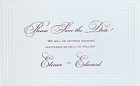 Replay cards or Save the Date cards