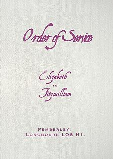 Order of service