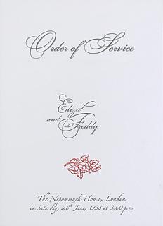 Order of service