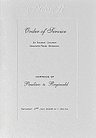 Order of service