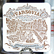 Pamiątkowe podkładki (wafle) pod piwo, wino techniką letterpress