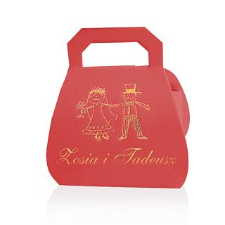 Kuferek personalizowany złotą folią